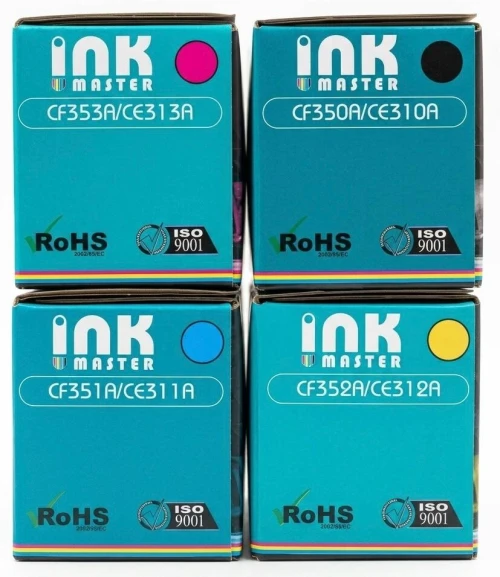 Pack 4 Toners Compatibles HP 130A (CF350A) / 126A (CE310A)