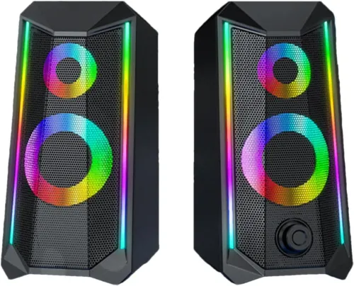 Enceintes Gaming Havit Gamenote SK202BT - Bluetooth, RGB & USB - Neuves