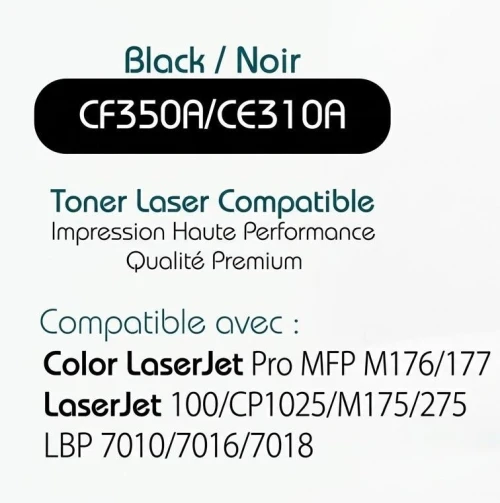 Pack 4 Toners ink master Compatibles HP 130A (CF350A) / 126A (CE310A)