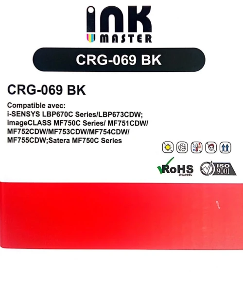 Toners Compatibles Canon CRG-069 BK/C/M/Y - Haute Qualité