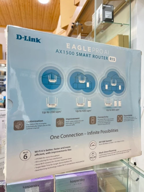 D-LINK R15 SMART ROUTER AX1500 EAGLE PRO AI WIFI6 