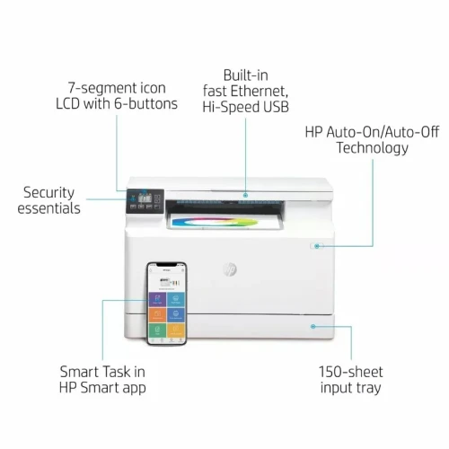 HP Color LaserJet Pro M182n - Multifonction, Couleur, Réseau Ethernet, 17ppm