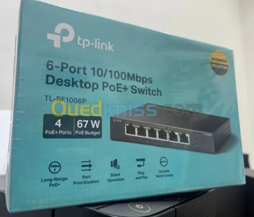 TP-Link TL-SF1006P - Switch PoE 6 Ports - Neuf, Scellé et Garanti
