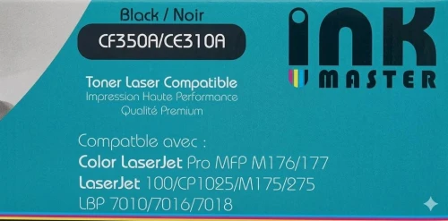 Pack 4 Toners ink master Compatibles HP 130A (CF350A) / 126A (CE310A)