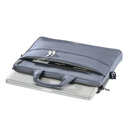 Cartable pour ordinateur portable 15,6" Hama Toronto , jusqu'à 40 cm (15,6"), gris / bleu