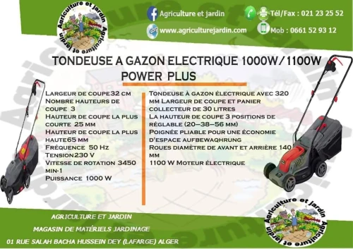 Tondeuse électrique powerplus 