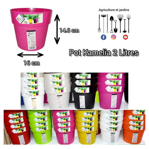 Pot en plastique Kamelia