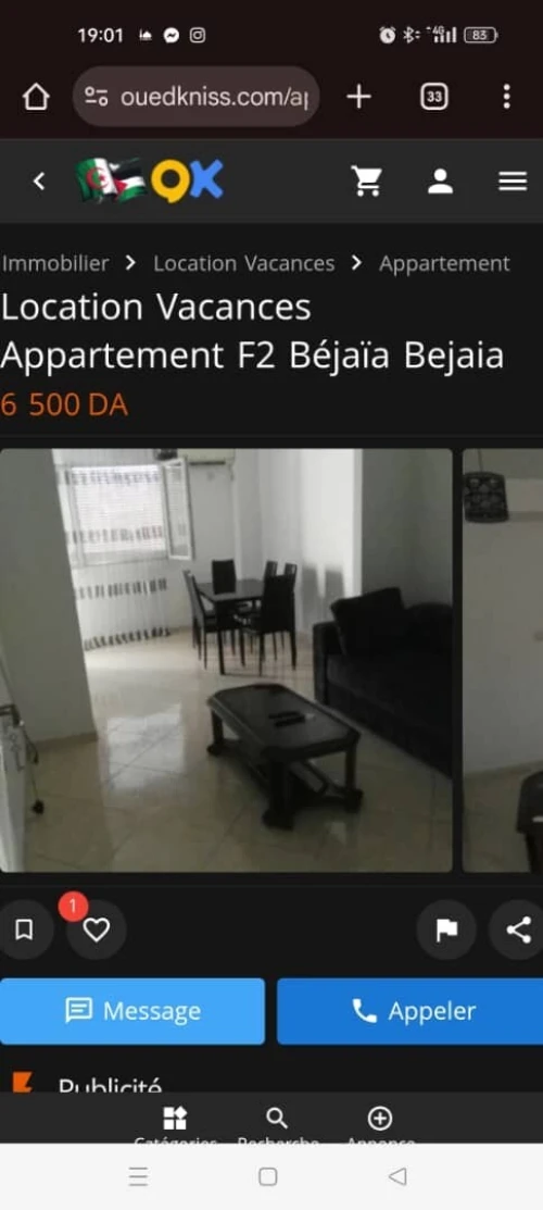 Vente Appartement Penthouse F6 Béjaïa Bejaia