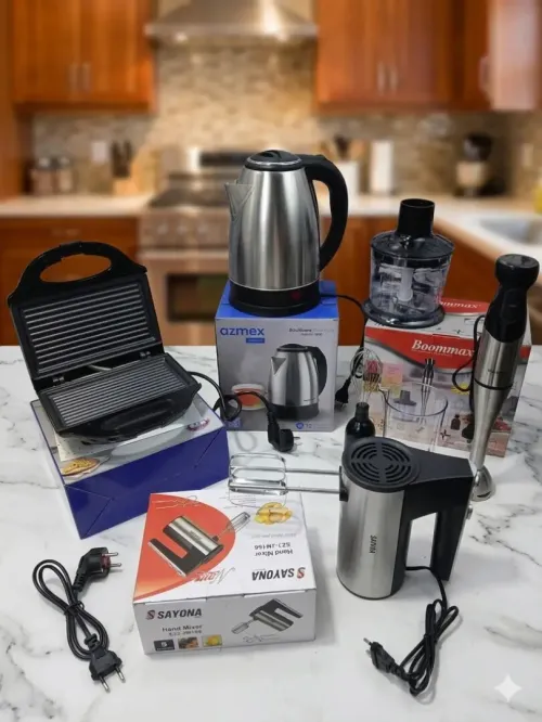 Pack Cuisine  Pack 2 /Panineuse/mixeur 3En1/bouloir/bateur