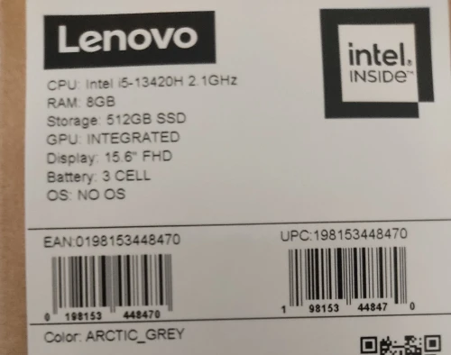 LENOVO IDEAPAD slim i5 13GEN NEUF JAMAIS UTILISÉ