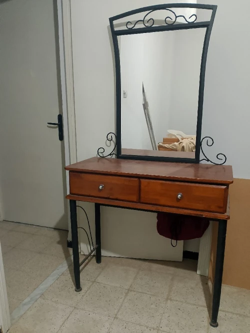 Coiffeuse en bois