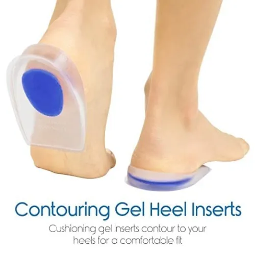 Talonnettes Gel Silicone - Protection Anti-Choc & Soulagement Randonnée