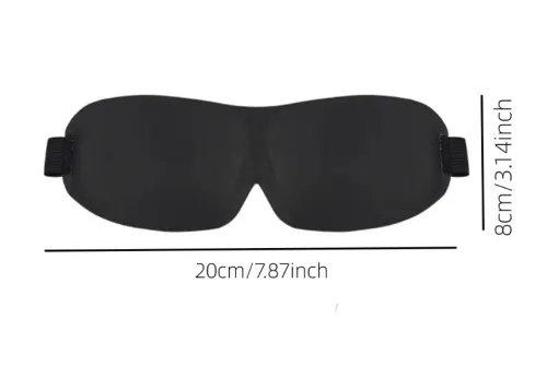 Masque de Sommeil 3D Ergonomique - Occultation Totale & Confort Voyage