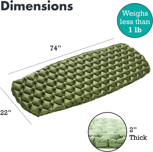 Matelas De Couchage Gonflable Ultraléger Compact & Confort Premium