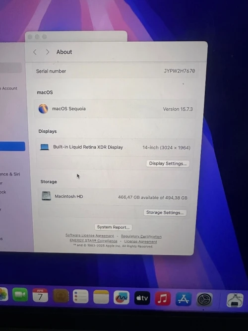 Macbook pro m4 2024 16/512gb