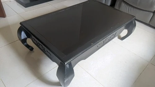 Table basse en bois hêtre