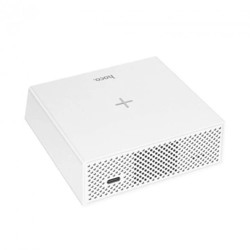 réveil de bureau LED avec chargeur sans fil,10W, Station de charge pour téléphone