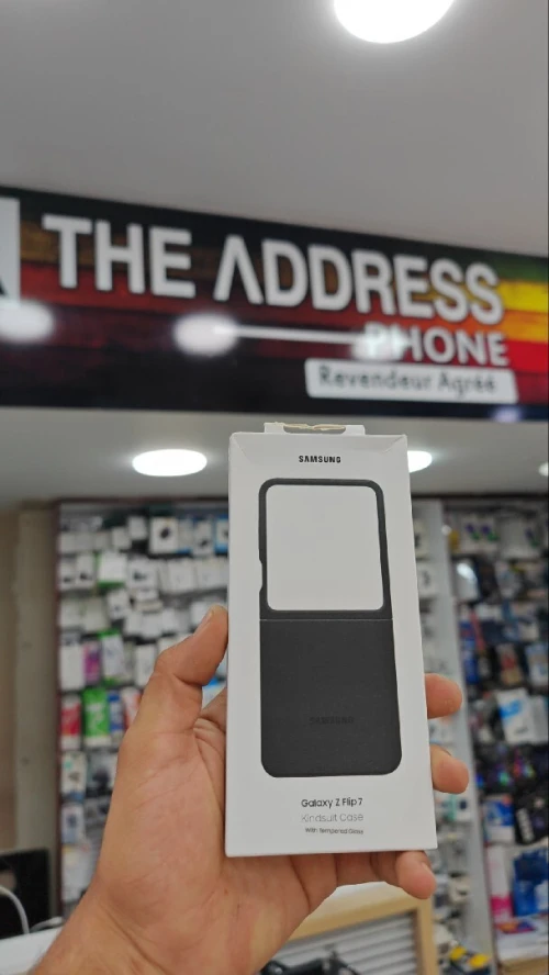 Coque Antichoc  Élui Galaxy ZFlip 7 Protection Texturée en carbonne