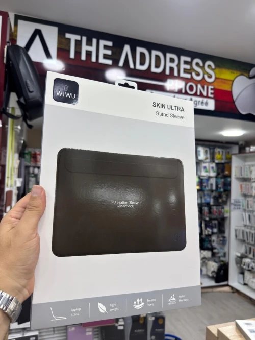 Housse de protection WIWU Skin Ultra Stand Sleeve pour MacBook 14.2"