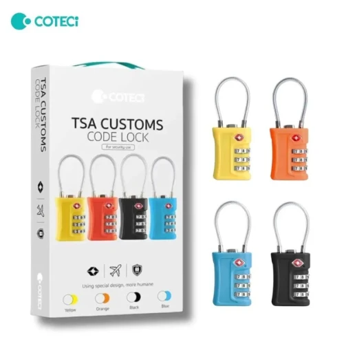 Serrure à combinaison à 3 chiffres avec code Coteci