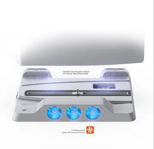 Support Dobe avec Ventilateur et Chargeur pour PS5