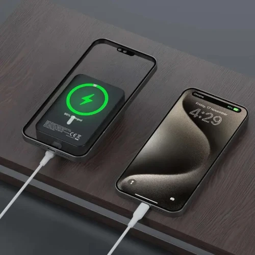 Power Bank Batterie externe Powerology 20 000 mAh 20 W PD et 15 W MagSafe