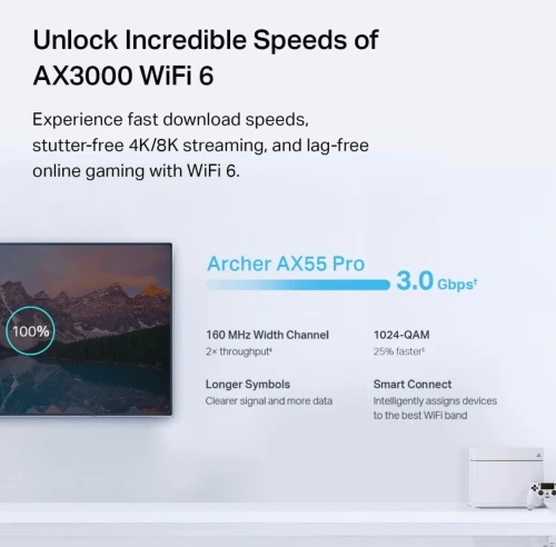 TP-Link AX3000 WiFi 6 Router