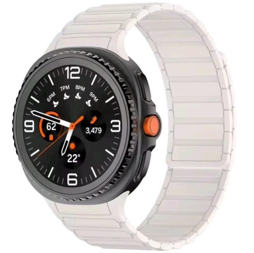 Bracelet Samsung Galaxy Watch 8 en silicone Magnétique