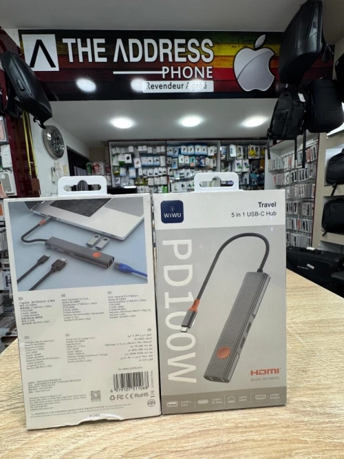 Hub USB-C 5-en-1 WiWU Travel Wi-HB005