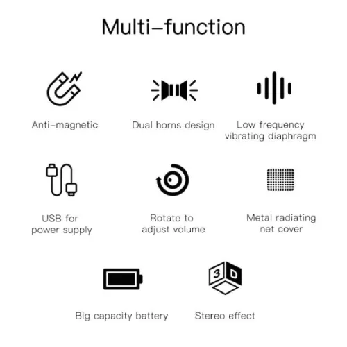 HAUT-PARLEUR BLUETOOTH YESIDO YSW05
