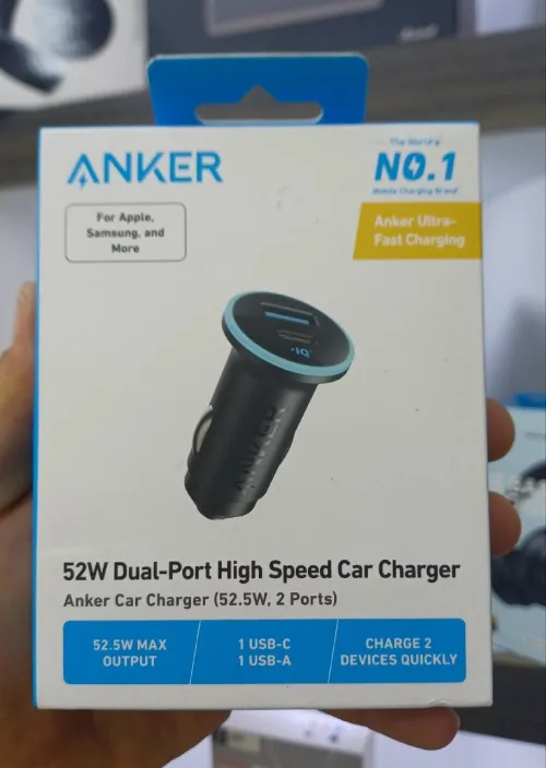Chargeur Auto Anker 323 52,5w ,2ports