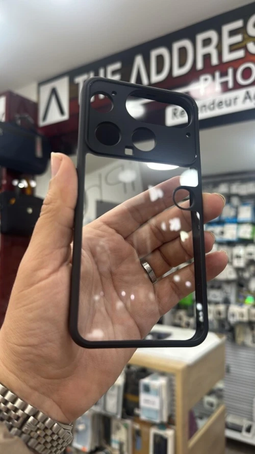 Coque Antichoc Transparente avec bordure noir Nothing Phone 3