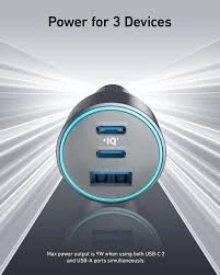 Chargeur pour voiture Anker Car Charger 335 67W 3 ports