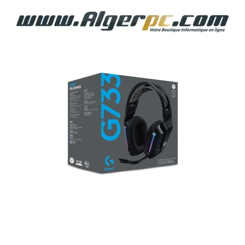 Casque ( ecouteurs / headset ) Logitech G733 LightSpeed sans Fil/Noir