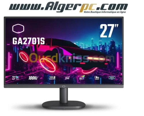 Ecran Cooler Master GA2701S 27 Pouces/FHD/100Hz/IPS/1ms/HMDI/VGA