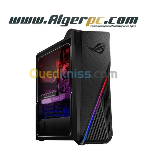 Desktop Asus ROG G15CF Intel Core i7-12700KF/16GoDDR4/512GoSSD/NvidiaRTX4060Ti 16Go/Wi-Fi 6/Win11Pro