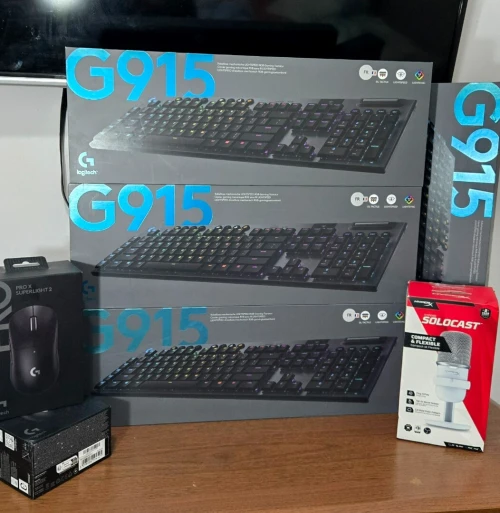 Logitech G915 LIGHTSPEED  Clavier Gaming Mécanique  Full Size Premium