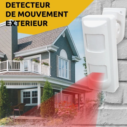 Dédecteur DE MOUVEMENTS Extérieur DOUBLE TECHNOLOGIE