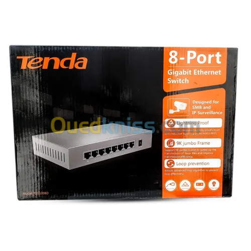 Switch Gigabit Tenda 8 Port TEG 1008D 