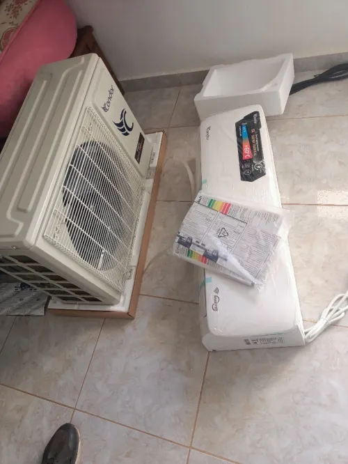 Instalation climatiseur (montage climatiseur) avec pompe à vide (facture)  