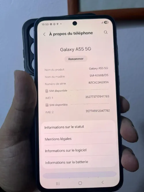 Samsung Galaxy A55 5G sans accesoires