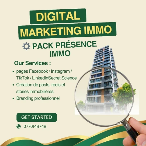 Création et Gestion de Page Facebook Instagram pour Agences et Promoteurs Immobiliers Algérie 2025