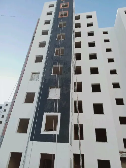 Décoration façade extérieure en monocouche