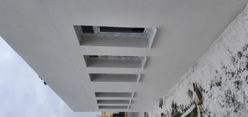Décoration façade monocouche
