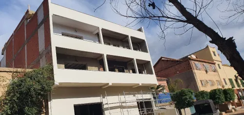 Décoration façade Monocouche
