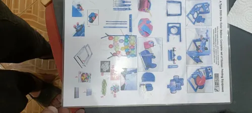 Screen printing for balloons 
