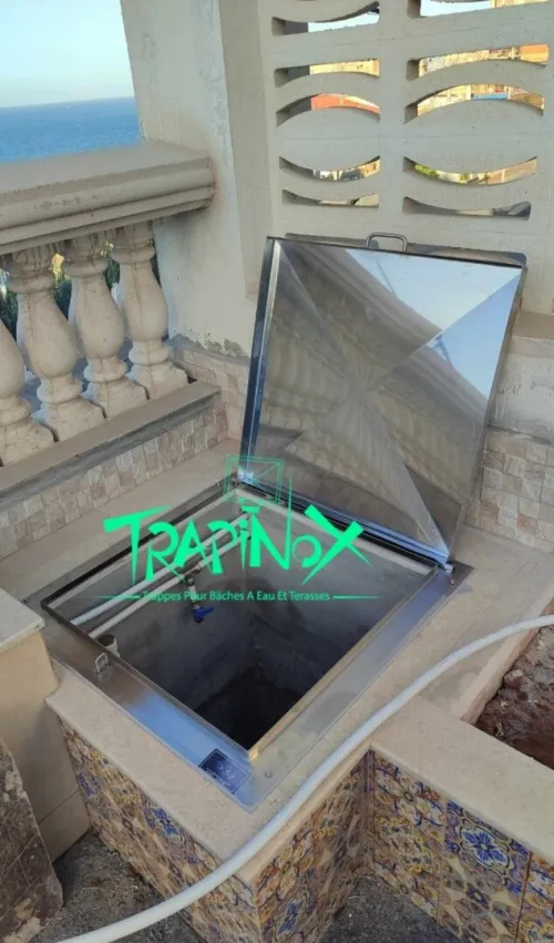 Trappe en inox 
