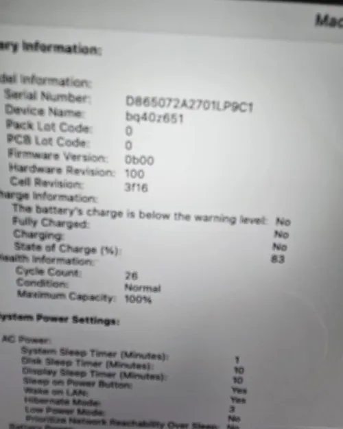 MACBOOK AIR M4 CHIP 2025 10C  15 Écran