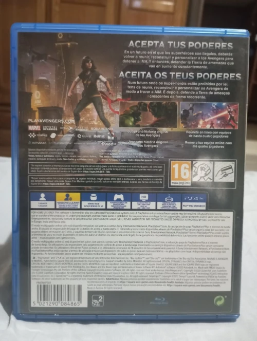 Avengers Marvel ps4
