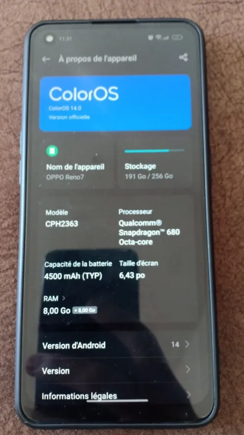 Oppo Reno 7